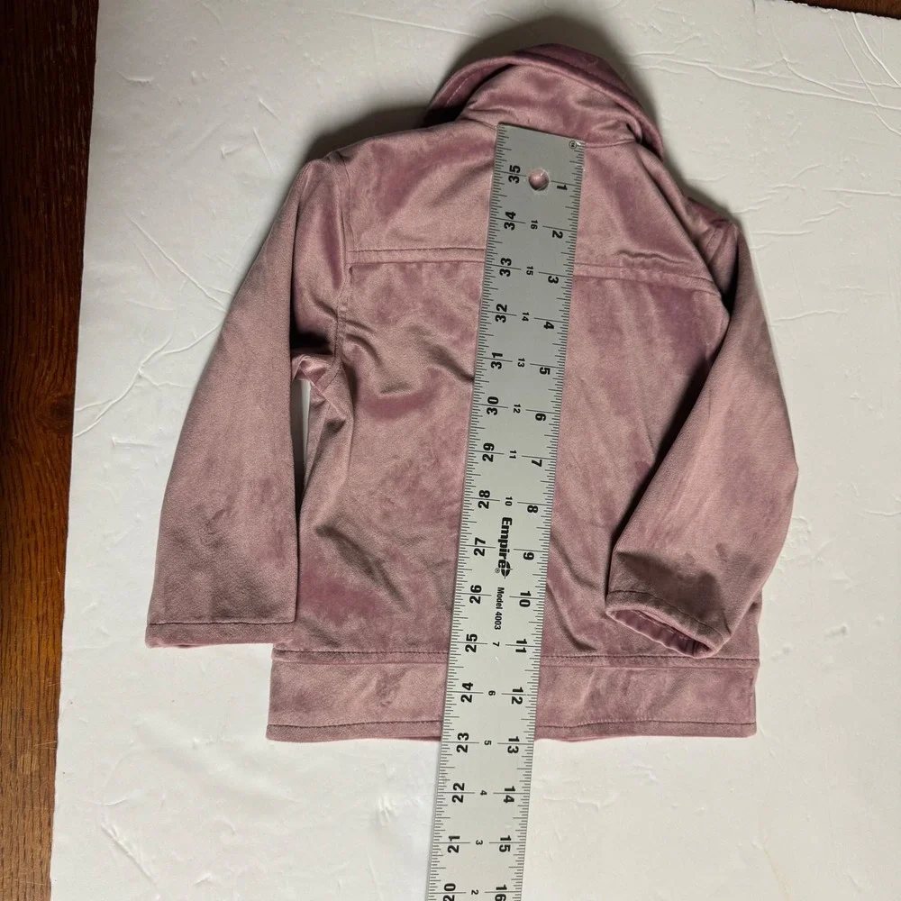 Hudson Kids Velvet Moto Jacket Pink Girls‎ Size 12 Months